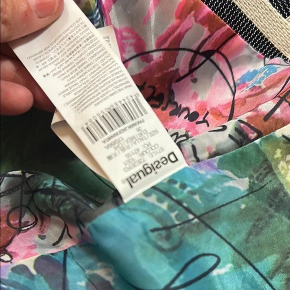 Striped Women's Blazer with Artistic Accents - Picture 13 of 13